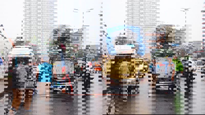 Cover 8 Kendaraan Berat Gagal Uji Emisi di Jaksel, Terancam Tipiring